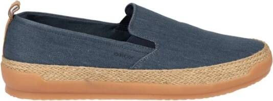 Geox Comfortabele Instap Espadrilles Blue Heren