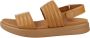 Geox Comfortabele platte sandalen voor vrouwen Brown Dames - Thumbnail 1