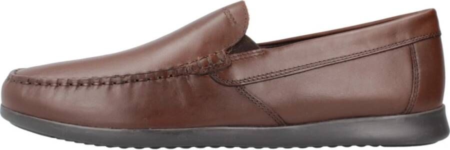 Geox Comfortabele Stijlvolle Loafers Brown Heren