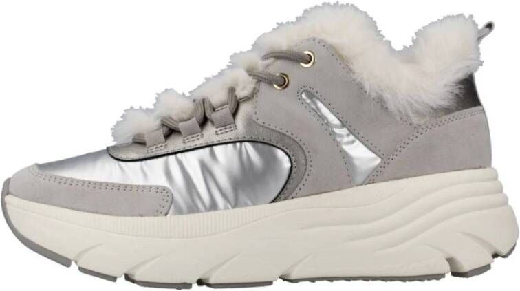 Geox Diamanta Stijlvolle Sneakers voor Vrouwen Gray Dames