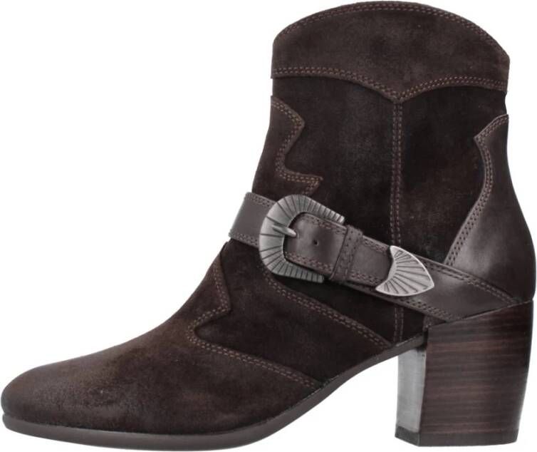 Geox Elegante Enkellaarzen Brown Dames