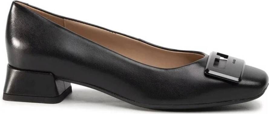 Geox Elegante Gesloten Ballerina's Zwart Dames Black Dames