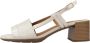 Geox Elegante High Heel Sandalen Beige Dames - Thumbnail 1