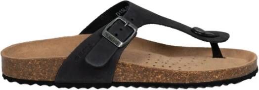 Geox Teenslippers in zwart voor Dames D Brionia