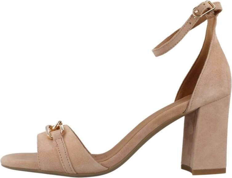 Geox Elegante Sandalen voor Vrouwen Beige Dames