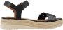 Geox Flat Sandals Black Dames - Thumbnail 2