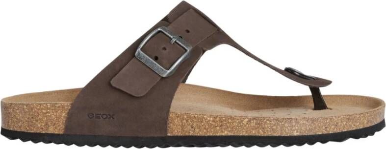 Geox Flat Sandals Bruin Heren