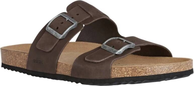 Geox Flat Sandals Bruin Heren