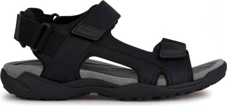 Geox Flat Sandals Zwart Heren