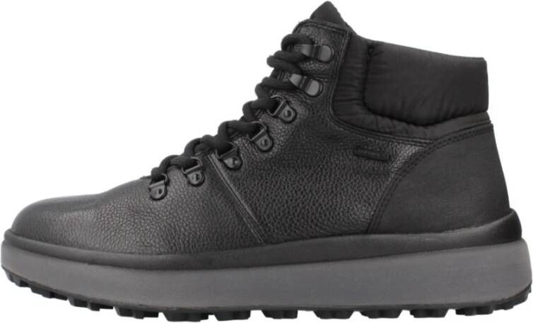 Geox Granito Veterschoenen met Grip Black Heren