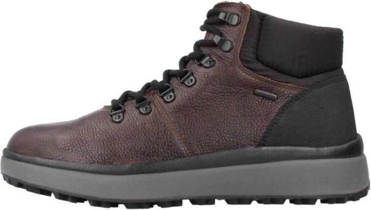 Geox Granito Veterschoenen met Grip Brown Heren