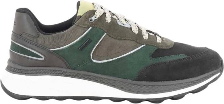 Geox Groene Spherica Herenschoenen Multicolor Heren