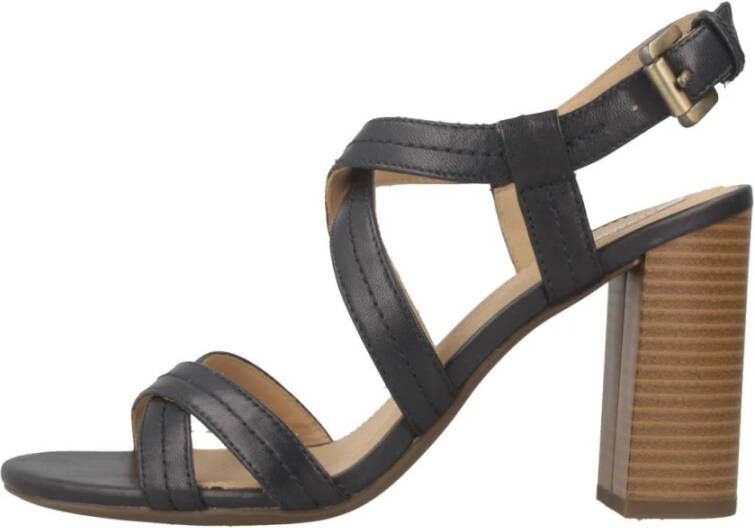 Geox High Heel Sandals Black Dames