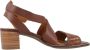 Geox High Heel Sandals Brown Dames - Thumbnail 1