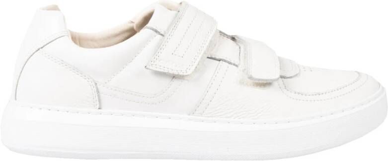 Geox Instap Sneakers met Klittenbandsluiting White Heren