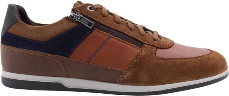 Geox Islay Whiskey Sneaker Brown Heren