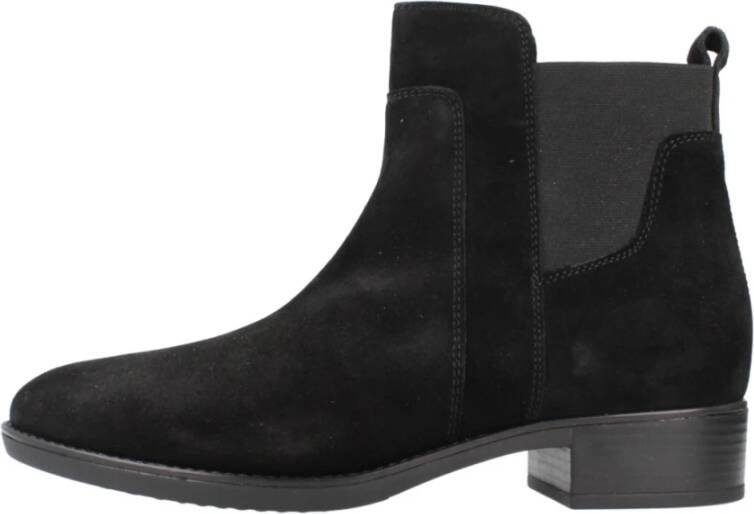 Geox Klassieke Chelsea Boots Felicity Style Black Dames