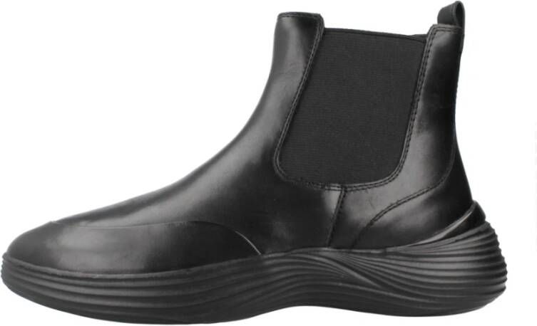 Geox Klassieke Chelsea Boots met Fluctis Design Black Dames