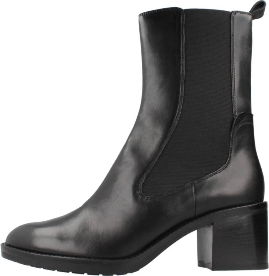 Geox Klassieke Chelsea Boots voor vrouwen Black Dames