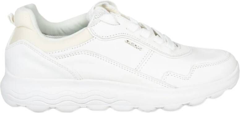 Geox Klassieke Veterschoenen White Dames