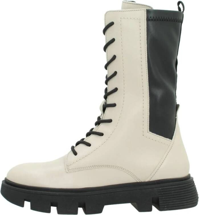 Geox Lace-up Boots Beige Dames