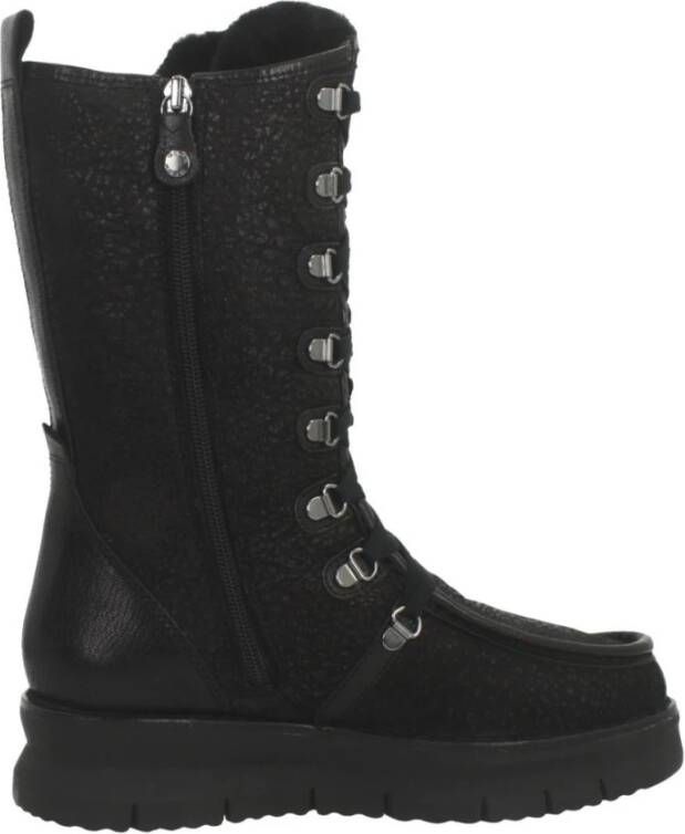 Geox Lace-up Boots Black Dames