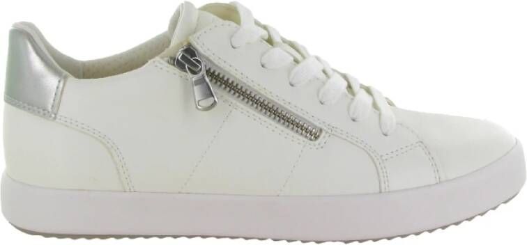 Geox Lage Gelsa Bloemen Sneakers White Dames