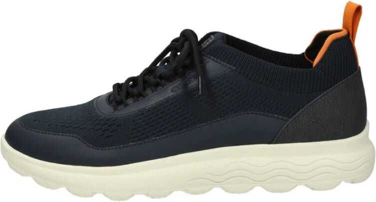 Geox Blauwe Sneakers voor Mannen Blue Heren