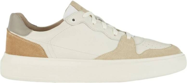 Geox Sneakers in two-tone-stijl met vetersluiting