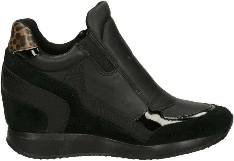 Geox Lage Top Sneakers Black Dames