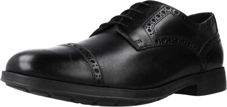 Geox Moderne Business Schoenen Black Heren