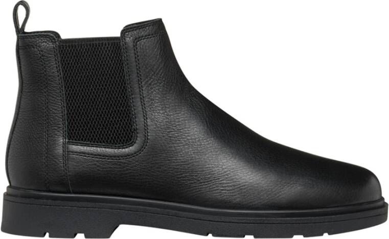 Geox Moderne Chelsea Boots in Marineblauw Black Heren