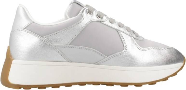 Geox Modieuze Sneakers voor Stijlvolle Looks Gray Dames