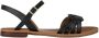 Geox Platte Sandalen Black Dames - Thumbnail 1