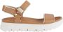 Geox Stijlvolle platte sandalen voor vrouwen Brown Dames - Thumbnail 2