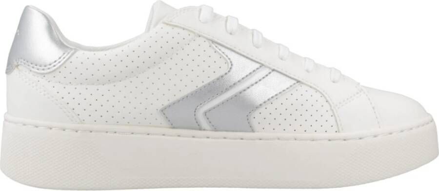 Geox Witte Skyely Sneakers voor Vrouwen White Dames