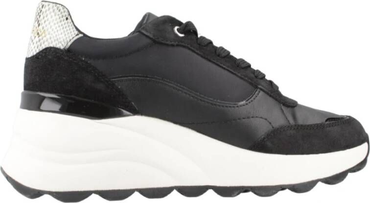 Geox Sneakers Spherica Ec13 Black Dames