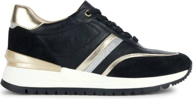 Geox sneakers dames discount zwart