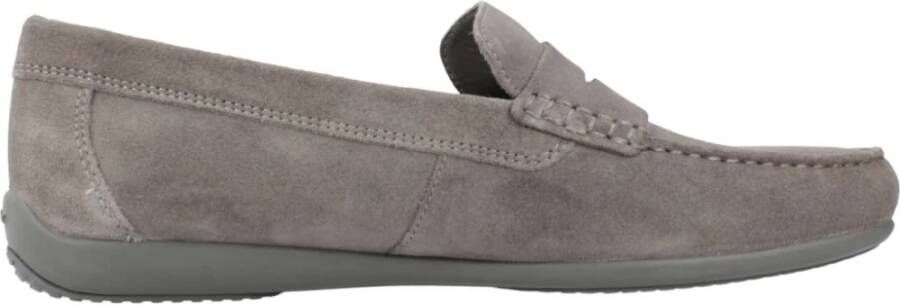 Geox Stijlvolle Ascanio Loafers Gray Heren