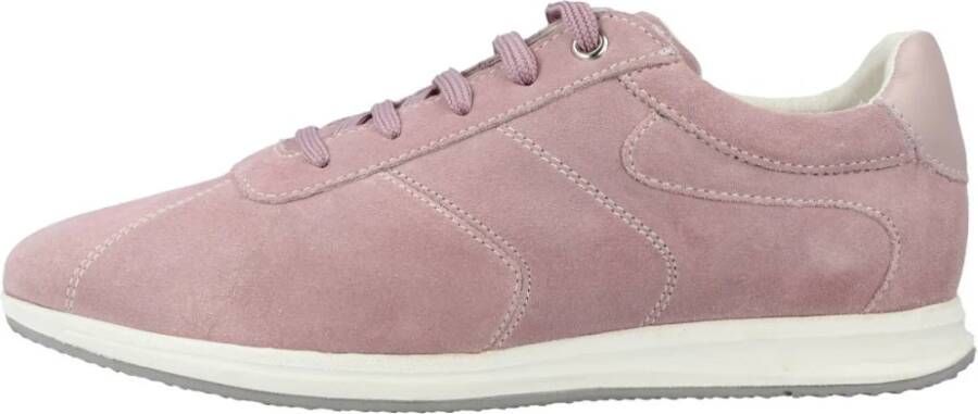 Geox Stijlvolle Avery Damessneakers Pink Dames