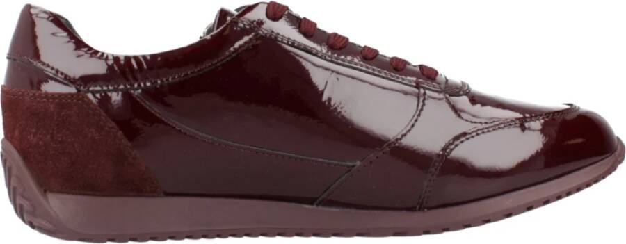 Geox Stijlvolle Calithe Sneakers Red Dames