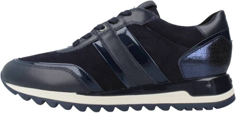 Geox Stijlvolle Casual Sneakers voor Vrouwen Blue Dames