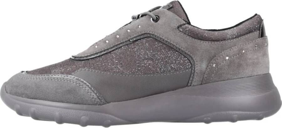 Geox Stijlvolle Casual Sneakers voor Vrouwen Gray Dames