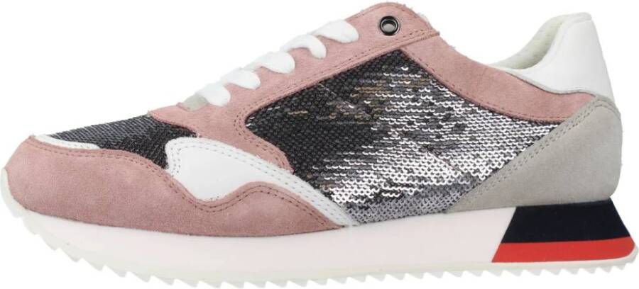 Geox Stijlvolle Casual Sneakers voor Vrouwen Pink Dames