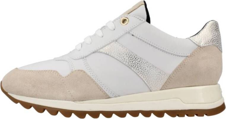 Geox Stijlvolle Casual Sneakers voor Vrouwen White Dames