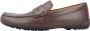 Geox Stijlvolle Comfortabele Loafers voor Mannen Brown Heren - Thumbnail 1