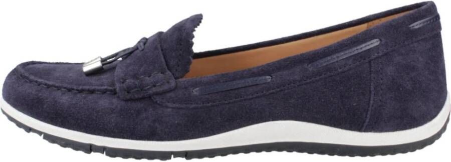 Geox Stijlvolle Comfortabele Loafers Vrouwen Blue Dames