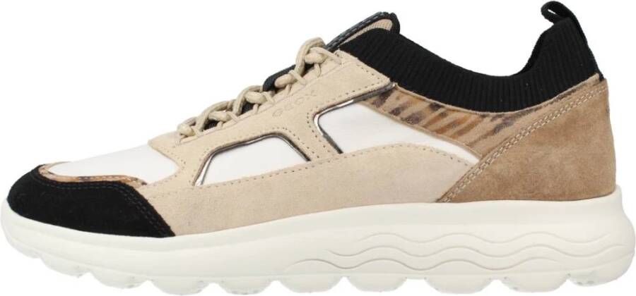 Geox Stijlvolle Damessneakers Beige Dames