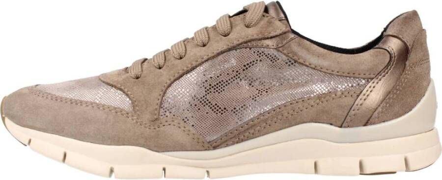 Geox Stijlvolle Damessneakers Brown Dames