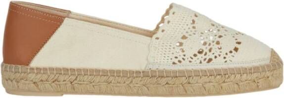 Geox Stijlvolle Espadrilles voor Zomeroutfits Beige Dames